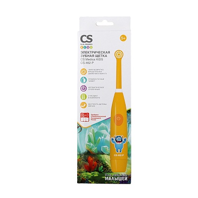 
                Электрическая зубная щетка CS Medica CS-462G, коробка прибора