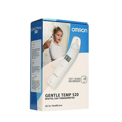 
                Термометр электронный медицинский OMRON Gentle Temp 520 (MC-520-E), прибор в коробке