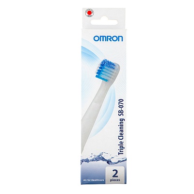 
                Насадка для зубных щеток OMRON Triple Cleaning Head SB-070 (2шт.), упаковка