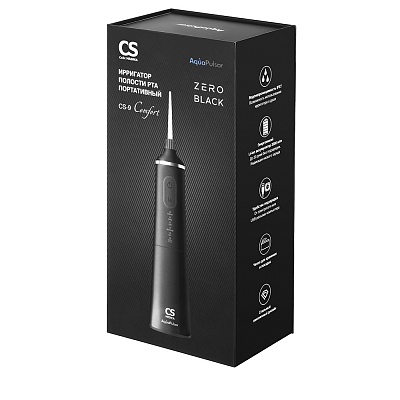 
                Портативный ирригатор полости рта CS Medica AquaPulsar CS-9 Comfort, черный, коробка