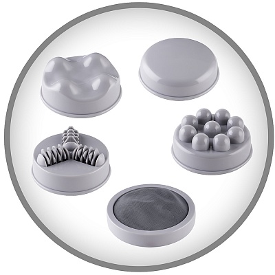 
                Массажер для тела CS Medica VibraPulsar CS-cr9 CELLU PRO, насадки к прибору и защитная сетка