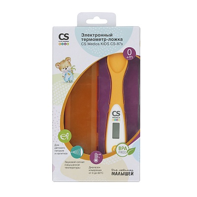 
                Термометр-ложка CS Medica KIDS CS-87s, прибор в упаковке