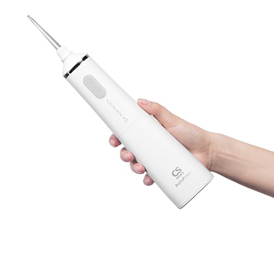 
                Портативный ирригатор полости рта CS Medica AquaPulsar CS-9 Comfort, белый, Струя воды подается с частотой до 1800 импульсов в минуту
