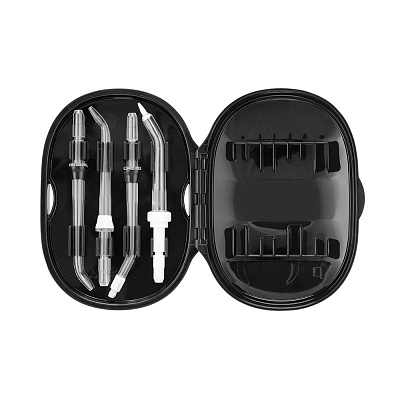 
                Ирригатор CS Medica AquaPulsar OS-1, черный, специальный пенал для защиты насадок от лишней влаги и попадания пыли