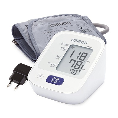
                Тонометр OMRON M2 Basic с адаптером и веерообразной манжетой (22 - 32 см)