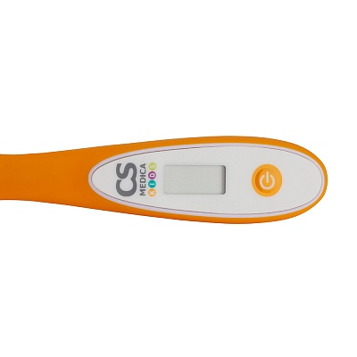 
                Термометр-ложка CS Medica KIDS CS-87s, дисплей крупным планом, выключен