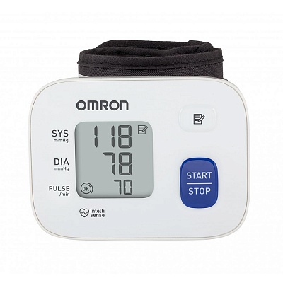 
                Запястный тонометр OMRON RS1, фронтальный вид