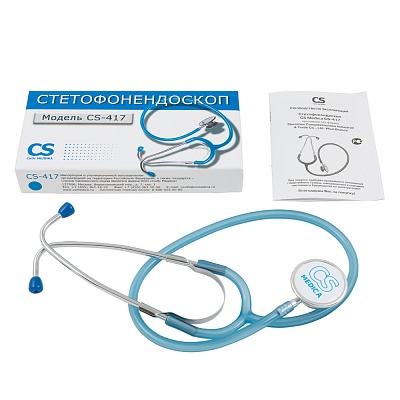 
                Стетофонендоскоп CS-417 голубой
