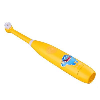 
                Электрическая зубная щетка CS Medica CS-462-P, рукоятка украшеня монстриком