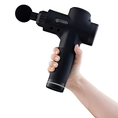 
                Перкуссионный массажер для тела CS Medica VibraPulsar CS-v15 REVOLT Massage Gun Черный, прибор работает достаточно тихо: уровень шума не превышает 25—50 дБ