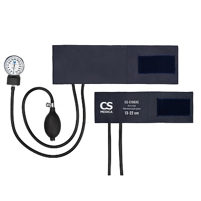 
                Тонометр механический CS Medica CS-106 Kids 2, долгую работу манометра в течение всего срока службы прибора обеспечивают металлический корпус и надежный, устойчивый к коррозии измерительный механизм