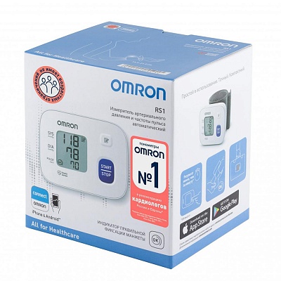 
                Тонометр на запястье OMRON RS1, коробка